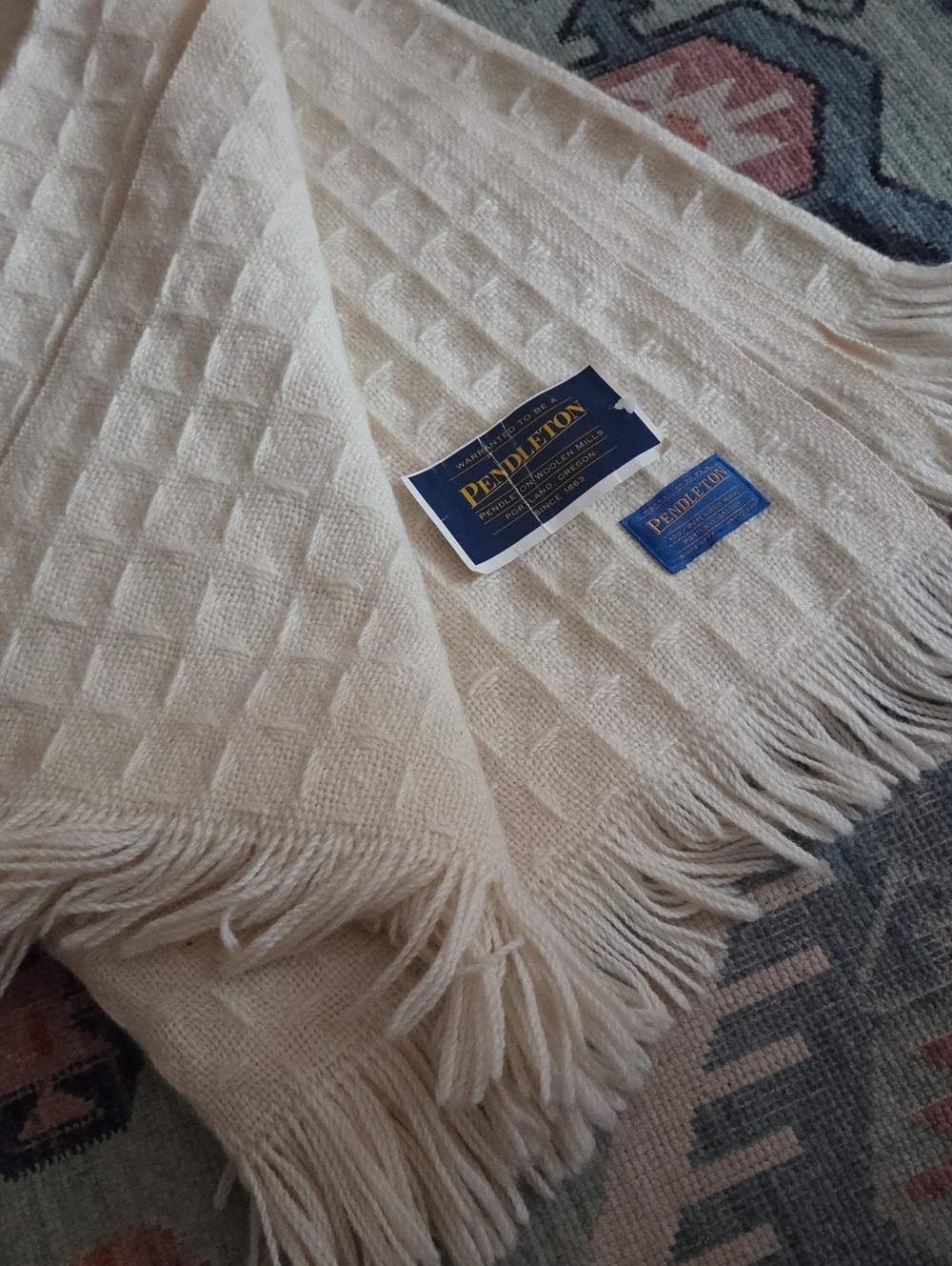 Vintage Pendelton Throw Blanket 68×52 Deadstock Nwt